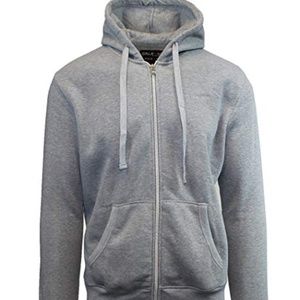 Harvic Men's Heavyweight Fleece Zip Hoodie